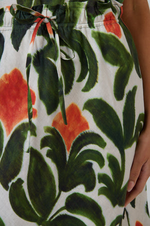 Naturals by O & J L Middi Linen Skirt in Tuileries