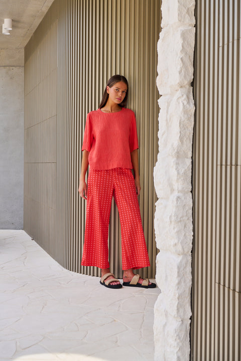 Naturals by O & J Pull On Pant in Cannage