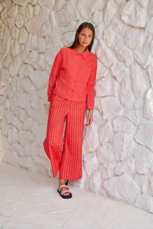 Naturals by O & J Pull On Pant in Cannage