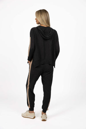 Humidity Contrast Merci Pant in Charcoal Latte