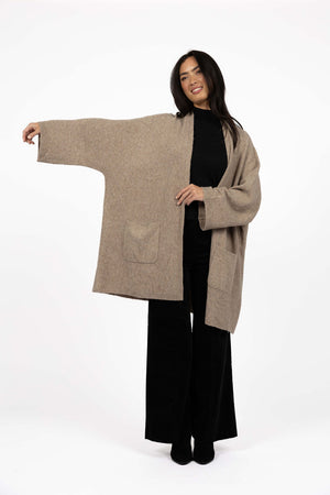 Humidity Rosha Cardi in Hazelnut