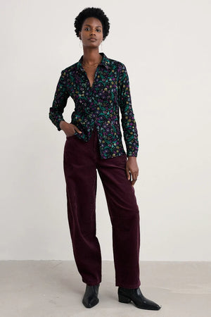 Seasalt Cornwall Larissa Shirt in Illuminated Garden Onyx
