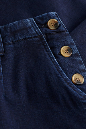 Seasalt Cornwall Waterdance Trouser in Dark Indigo Wash