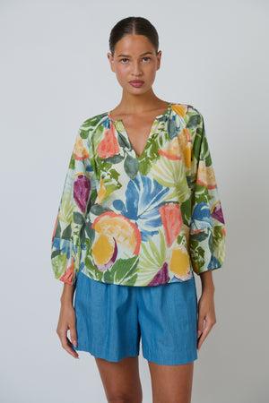 Namastai Willow Blouse in Juicy Affair
