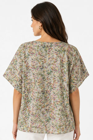 JJ Sisters Elodie Swiss Cotton Top in Sage