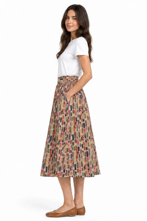 JJ Sisters Vikky Skirt in Paint Swatches