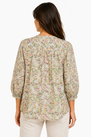 JJ Sisters Willow Swiss Cotton Top in Soft Sage