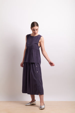 Neris Tie The Knot Top in Parisian