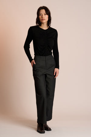 Neris Lennox Pant in Granite