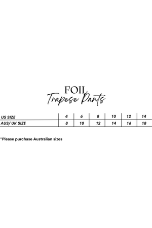 Foil Riveting 7/8 Taper Trapeze Pant in Pebble