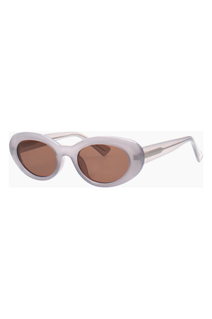 Reality Sunglasses Siren in Milky Grey