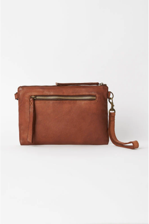 JUJU & Co Monterey Crossbody Leather bag in Cognac