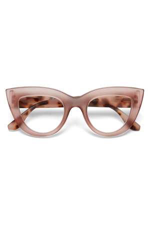 OKKIA Claudia Reading Glasses in Pink Havana