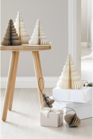 Nordic Rooms Tree Standing Ornament in Off White 20cm