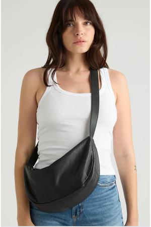 JUJU & Co Shasta Sling Leather bag in Black