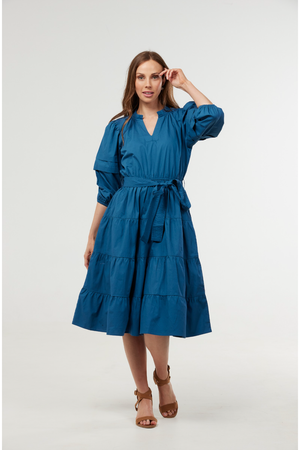 Maude Vivante Irene Dress in Petrol