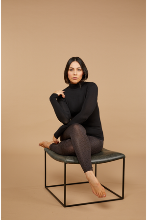 Tani Full length Leggings in Wild Licorice Print