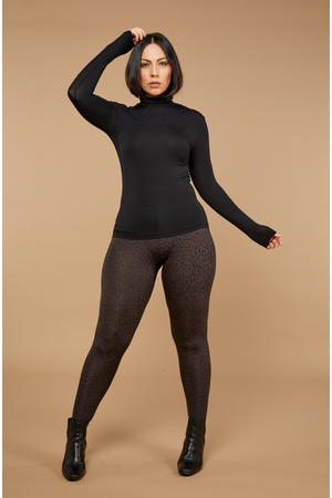 Tani Full length Leggings in Wild Licorice Print