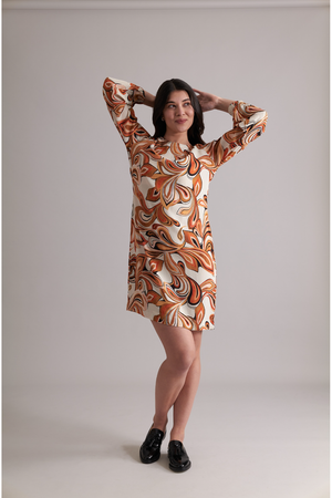 Foil Shifting Gears Dress in Boho Rhapsody