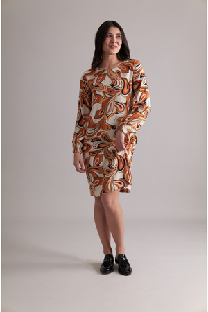 Foil Shifting Gears Dress in Boho Rhapsody