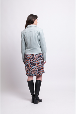 Foil Shifting Gears Dress in Viper