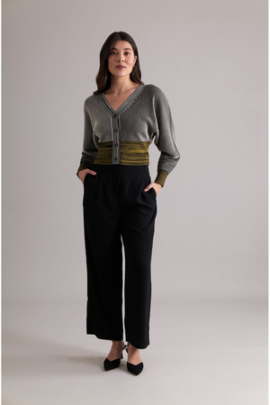 Foil Boss Babe Pant in Black