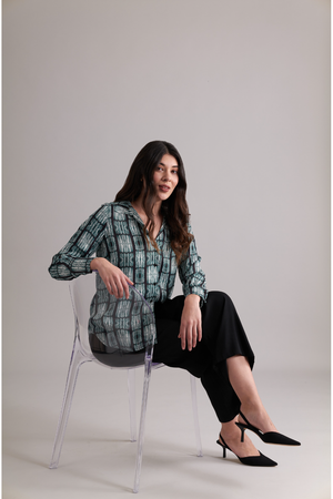 Foil Boss Babe Pant in Black