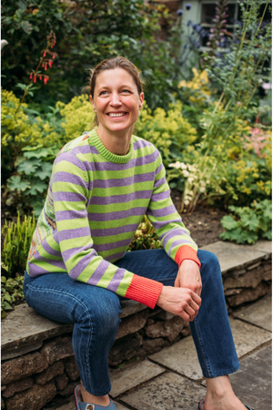 Eribe Knitwear Stobo Fairisle Sweater in Luscious