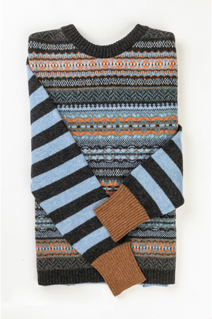 Eribe Knitwear Stobo Fairisle Sweater in Phoebe