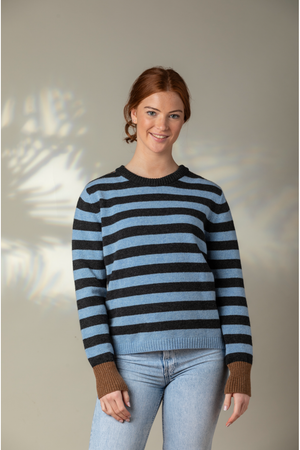 Eribe Knitwear Stobo Fairisle Sweater in Phoebe