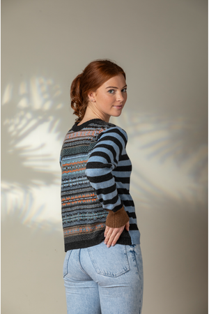 Eribe Knitwear Stobo Fairisle Sweater in Phoebe