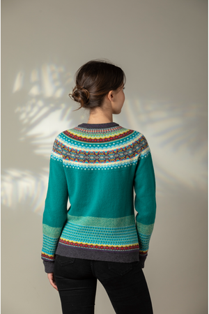 Eribe Knitwear Alpine Cardigan in Tigerlilly