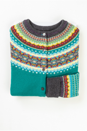 Eribe Knitwear Alpine Cardigan in Tigerlilly