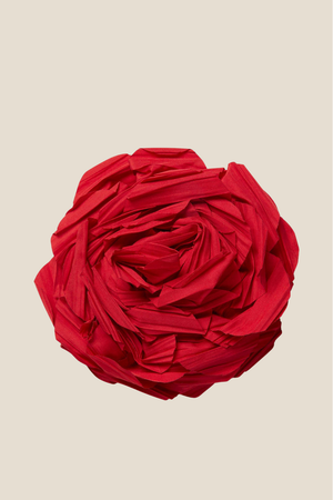Masai Renna Brooch in Scarlet Sage