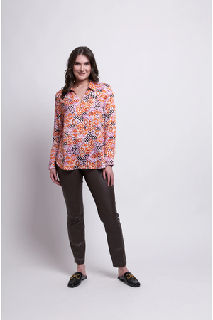 Foil Hollywood Jean in Chocolate