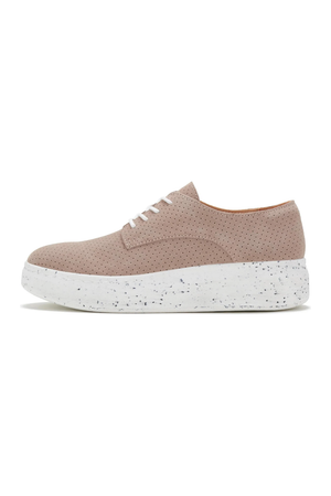 Rollie Derby City Pin Punch Taupe Suede