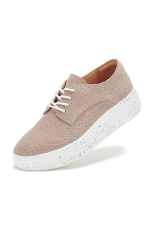 Rollie Derby City Pin Punch Taupe Suede
