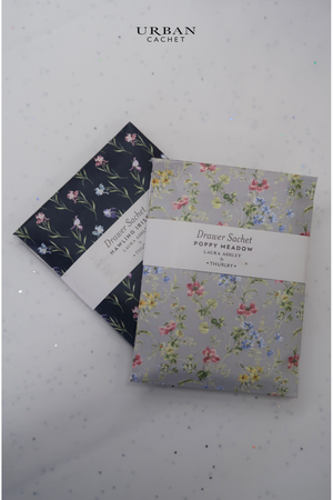 Thurlby Herb Farm Laura Ashley Drawer Satchel in Poppy Meadow