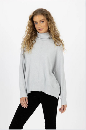 Humidity Monique Sweater in Ice Grey