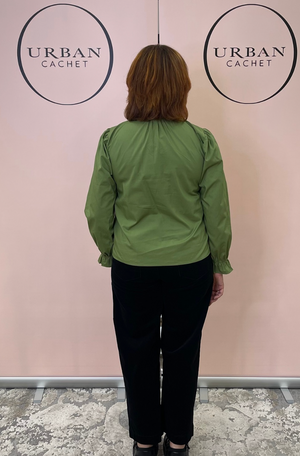 Maude Vivante Rory Blouse in Olive