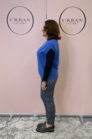 Mansted Denmark Harriet Yak Blend Vest in Sky