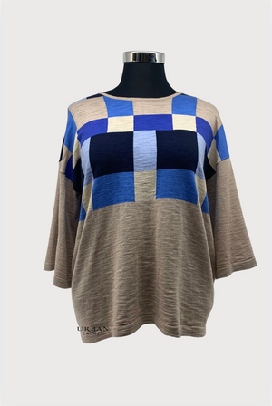 Mansted Denmark Chianti Slub Squared Away Crew in Sky