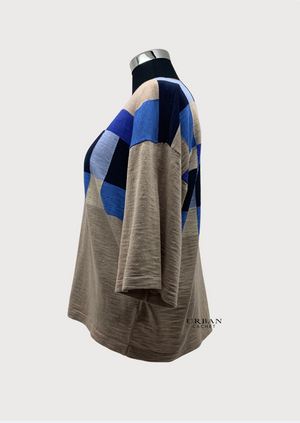 Mansted Denmark Chianti Slub Squared Away Crew in Sky