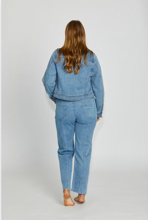 New London Jeans Newry Lightweight Denim Jacket in Light Wash