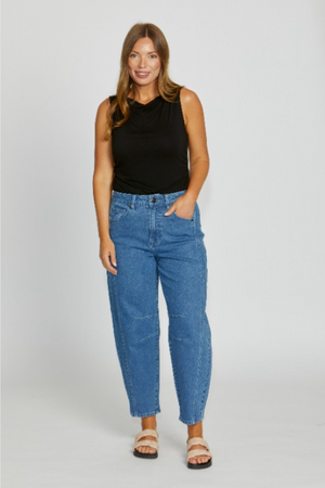 New London Jeans Truro Barrel Jean in Denim