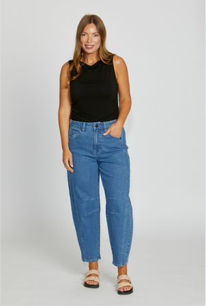 New London Jeans Truro Barrel Jean in Denim