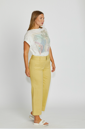 New London Jeans Christow Loose Leg Crop in Cocoon