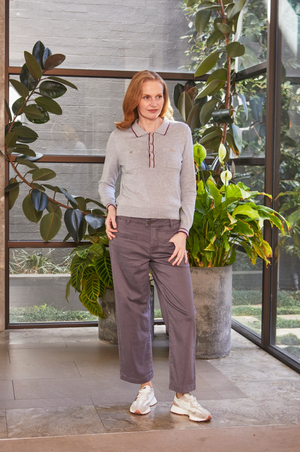 New London Jeans Christow Loose Leg Crop in Astro