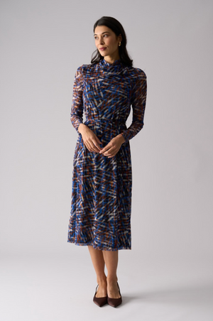 Foil Sheer Fun Dress in Elemental