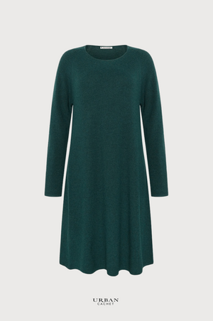 Mansted Denmark Nevada Eco A-Line Dress in Cold Green